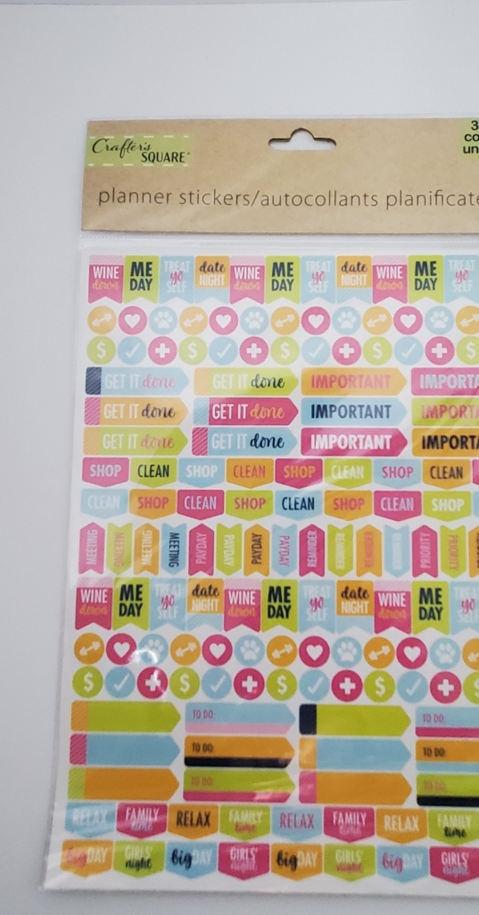 Colorful Planner Sticker Sheets - Bright Multicolor 9 Packs 300 Each Sticker - Picture 6 of 16